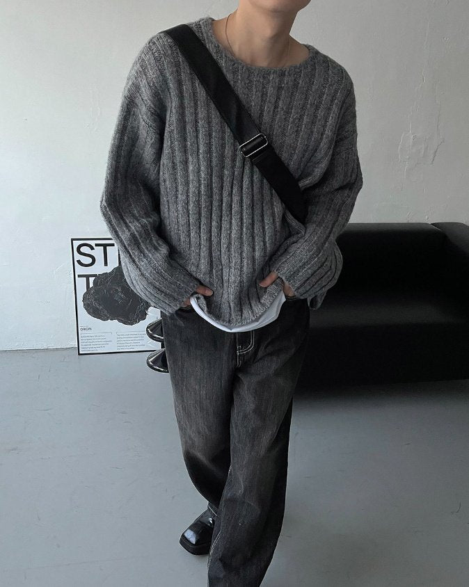 Raven Cropped Rib Knit