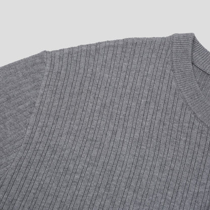 Vertical Henley Knit