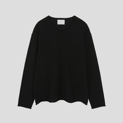 Sunset Linen V-Neck Knit