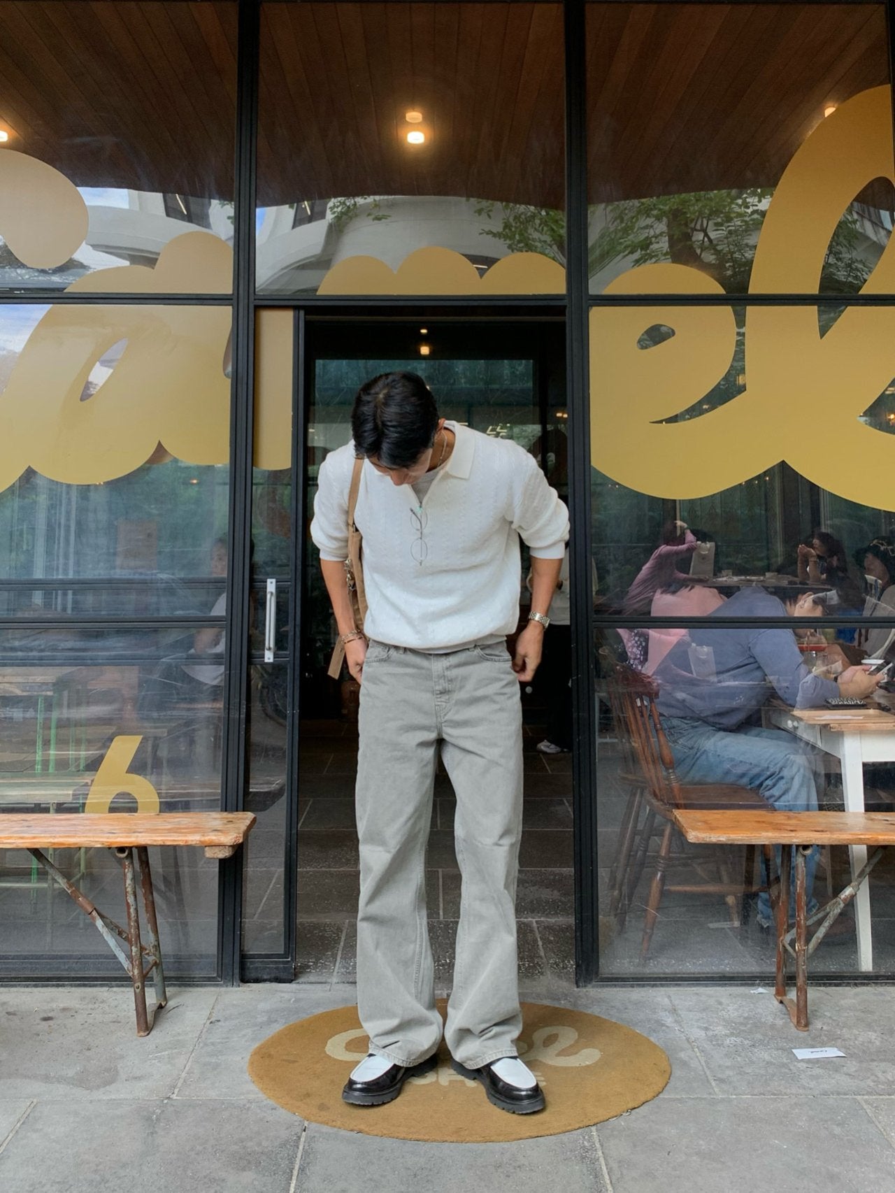 Dying Salt Straight Pants