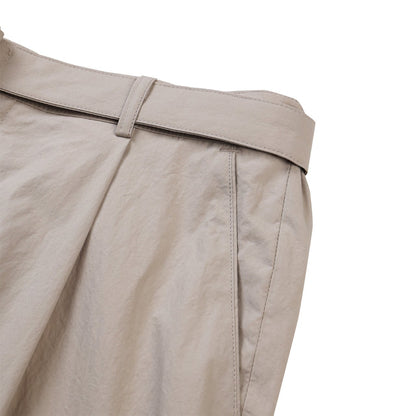 Dino Cotton Belted Pants