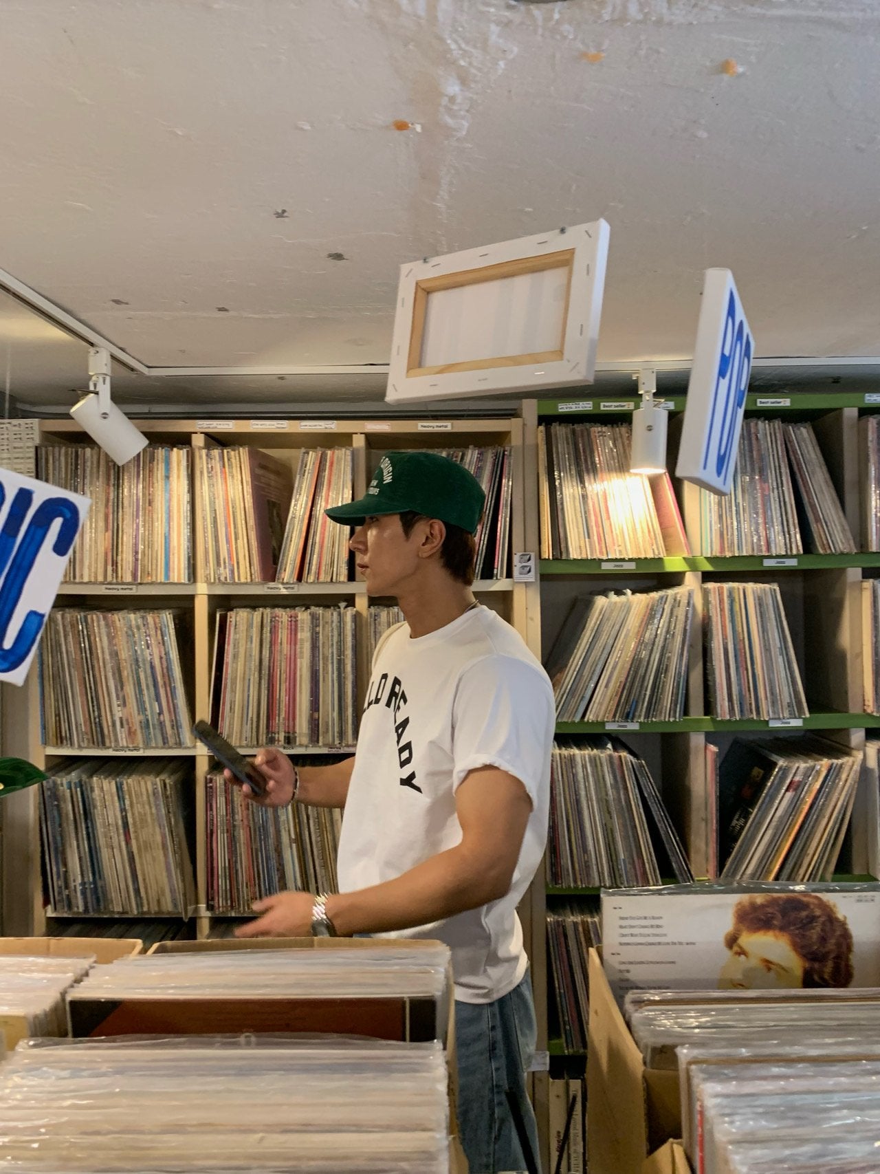 Pigment-Washed Nylon Shirt Jacket