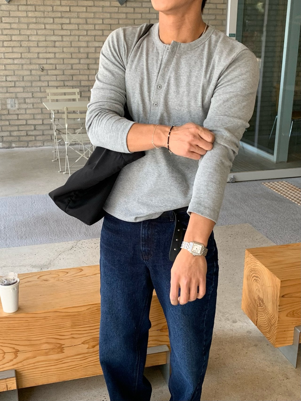 Pigment-Washed Nylon Shirt Jacket