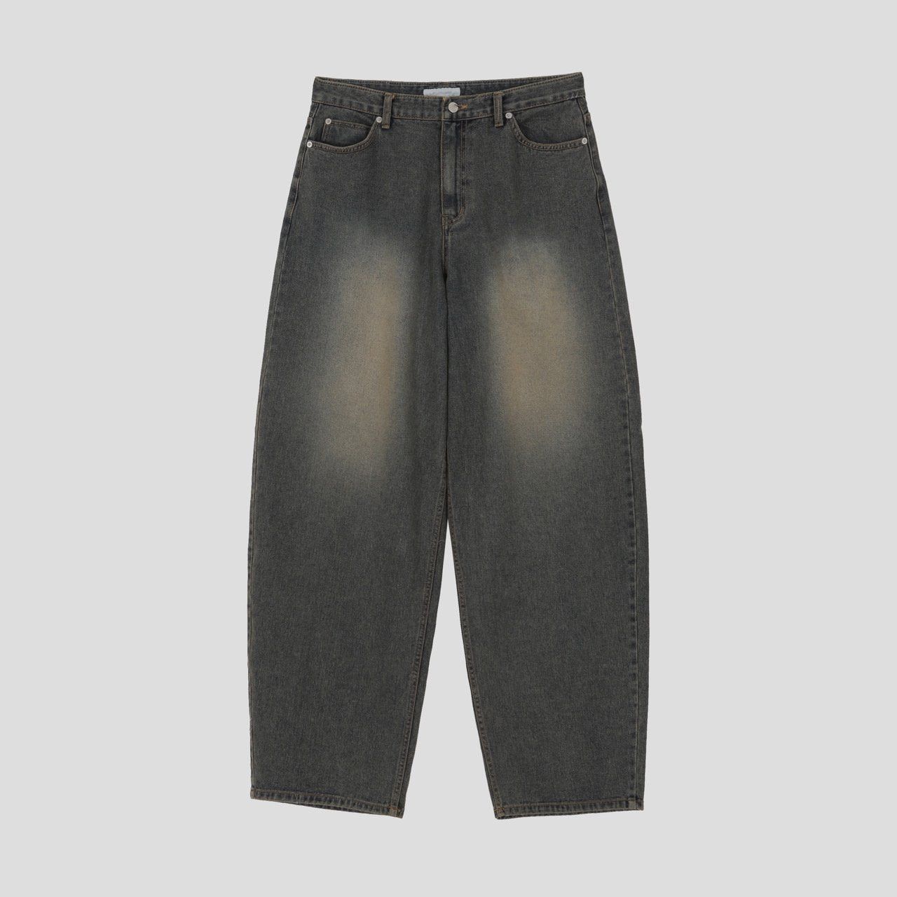 Coil Sand Wide Denim Pants