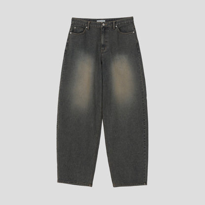 Coil Sand Wide Denim Pants