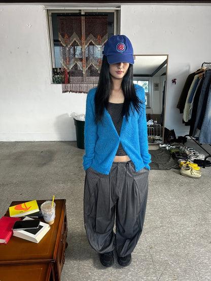 Stripe Pleat Pants