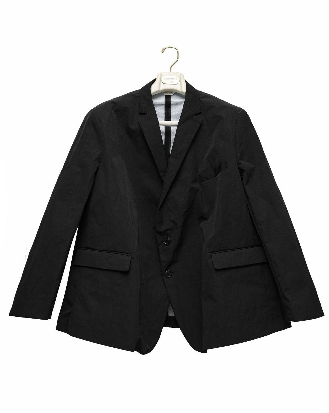 【PAPERMOON 페이퍼 문】SS / Oversized Back Side Slit Nylon Twill Blazer