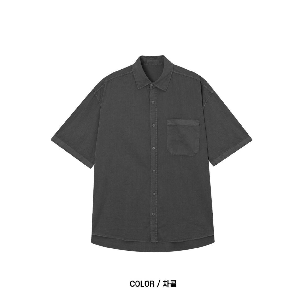 Stone Pigment Half Shirt