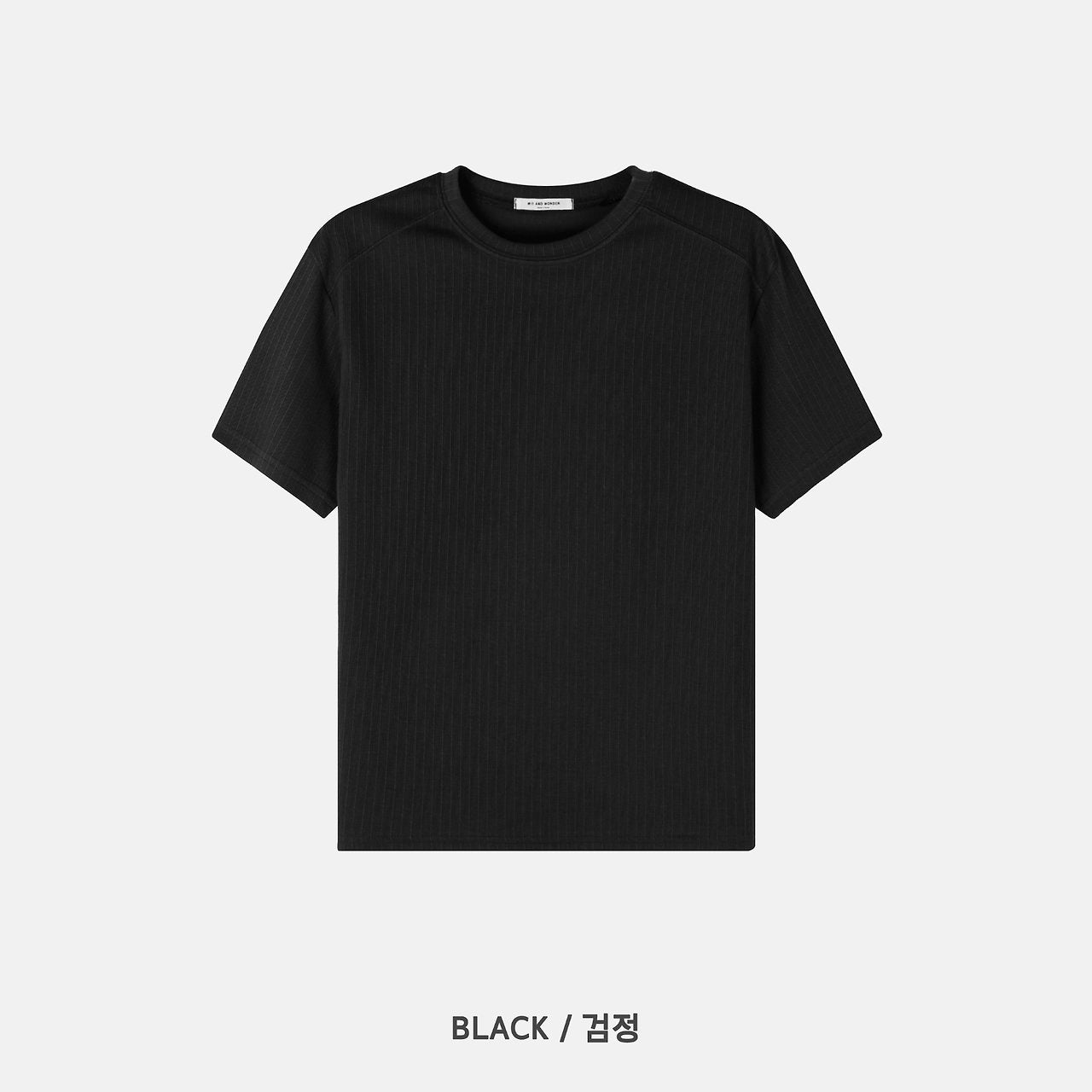 Shoulder Muscle Ribbed T-Shirt