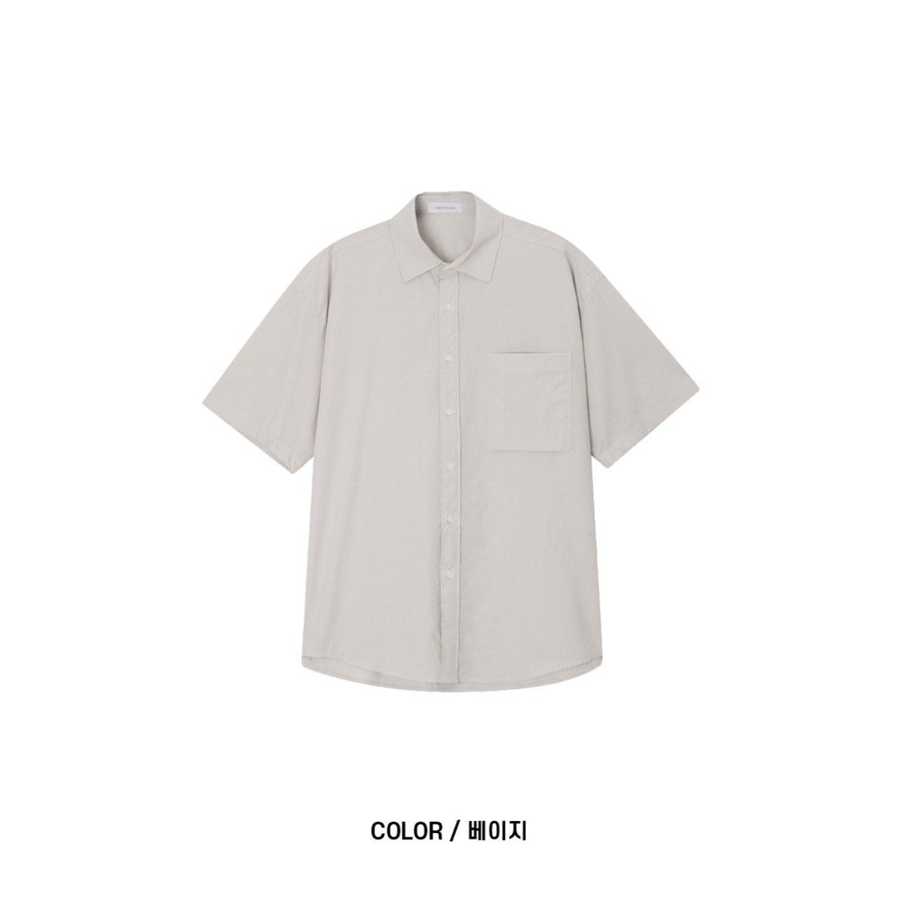 Pigment-Washed Nylon Shirt Jacket