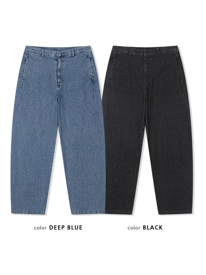 Stripe Denim Curve Pants