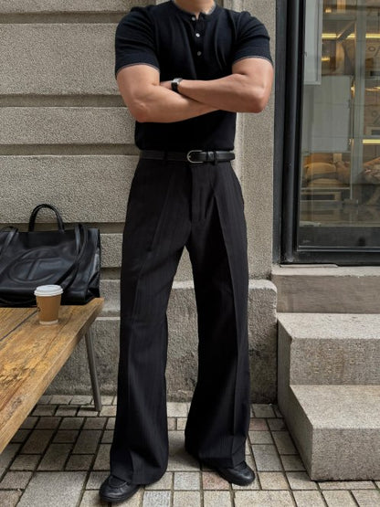 Drew Flare Stripe Slacks