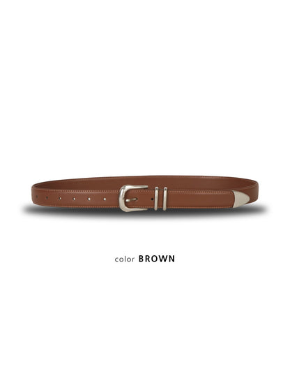 Pure Leather Minimal Belt