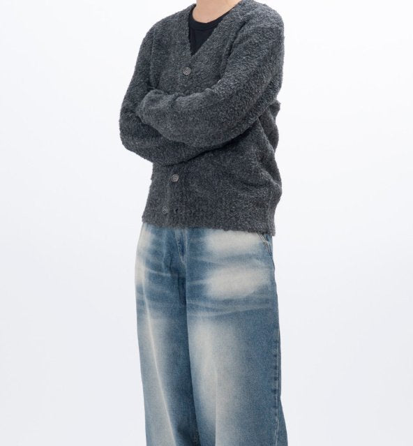 Contra Bouclé Wool Cardigan