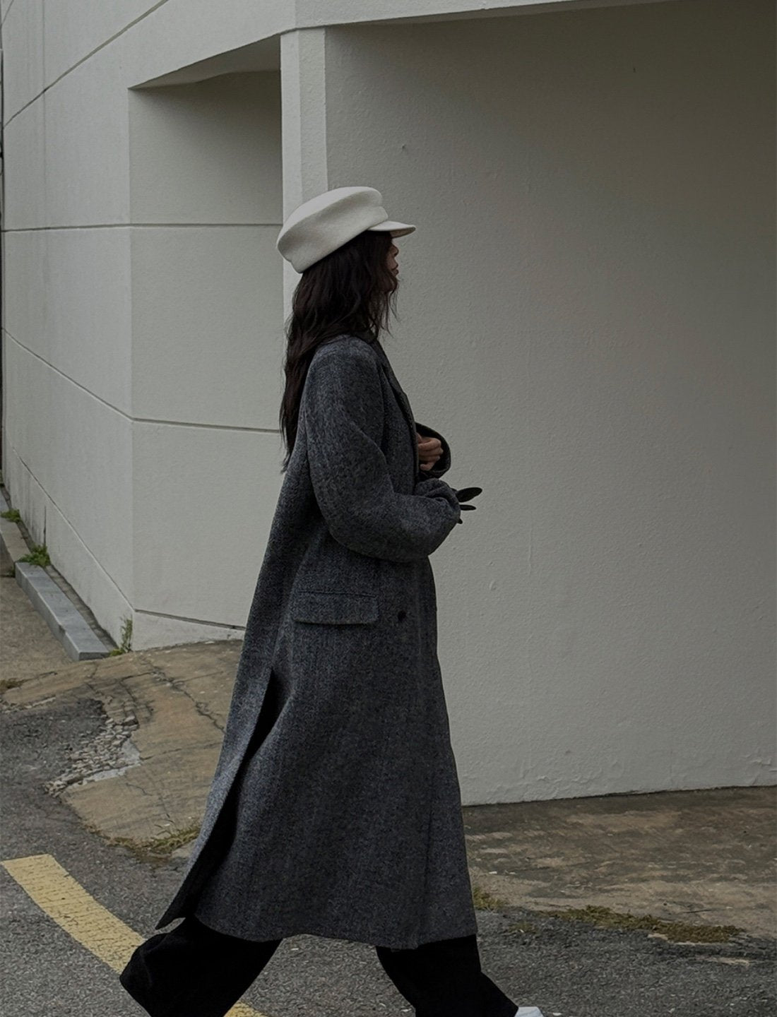 Grace Herringbone Coat