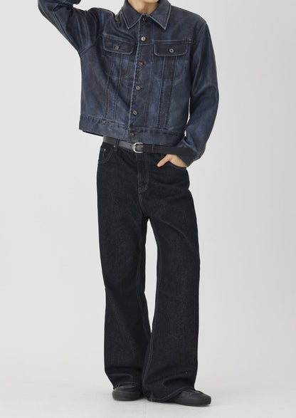 Rex Leather Trucker