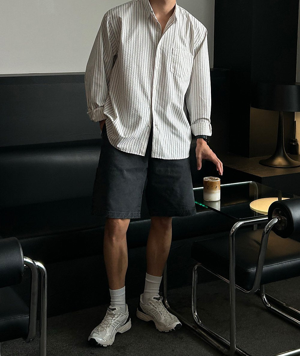 Air Seersucker Stripe Shirt