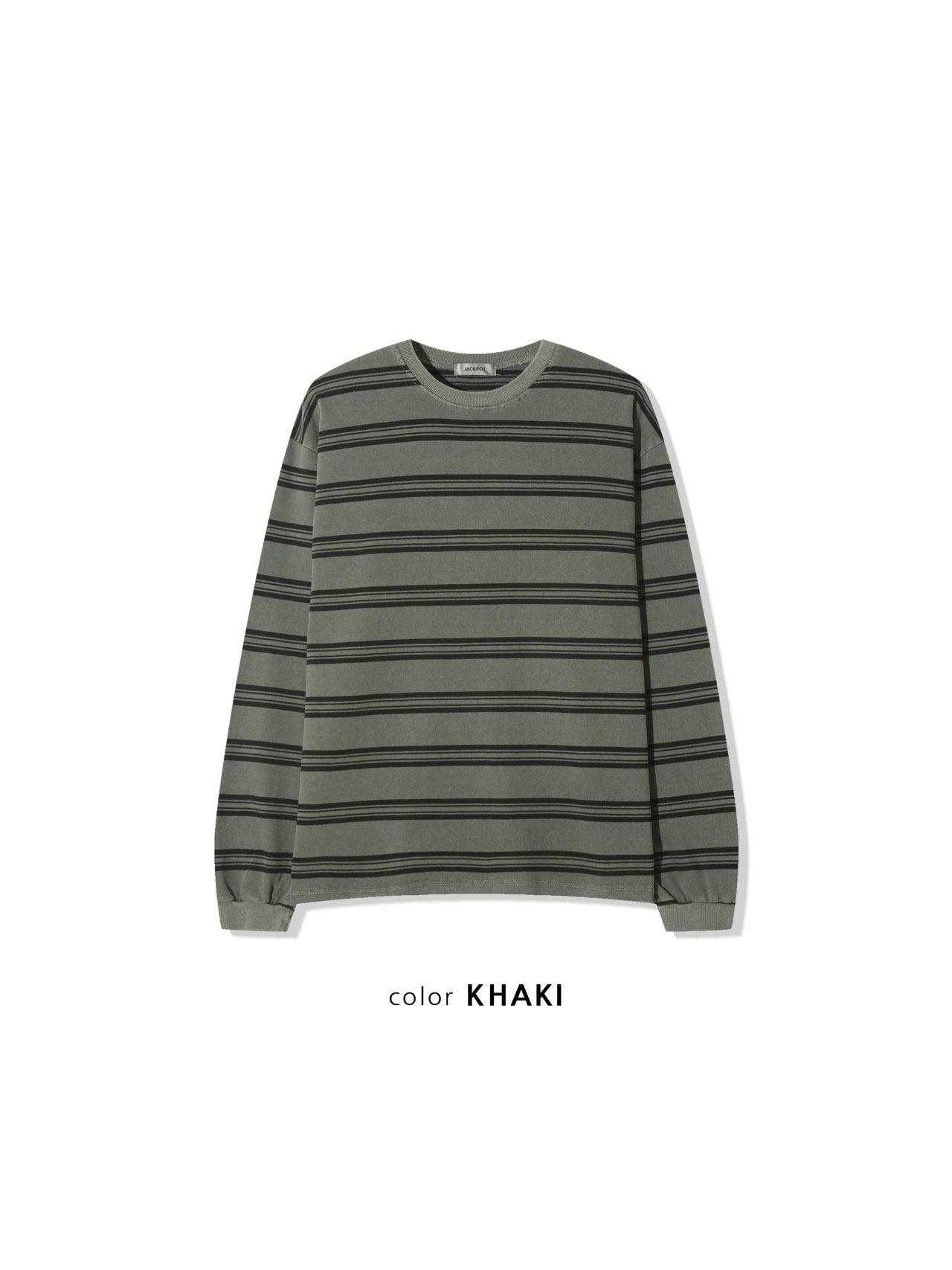 Mini Stripe Pigment Long Sleeve Tee