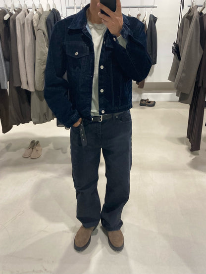 Velvet-Coated Trucker Jacket (Type 3)