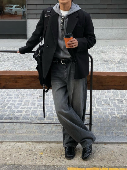 A-cut Double-breasted Jacket