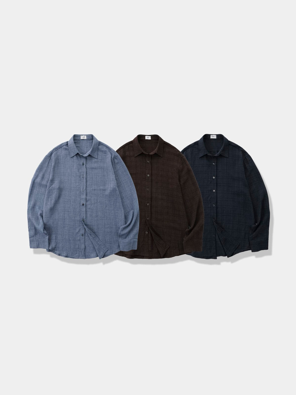 Pigment-Washed Nylon Shirt Jacket