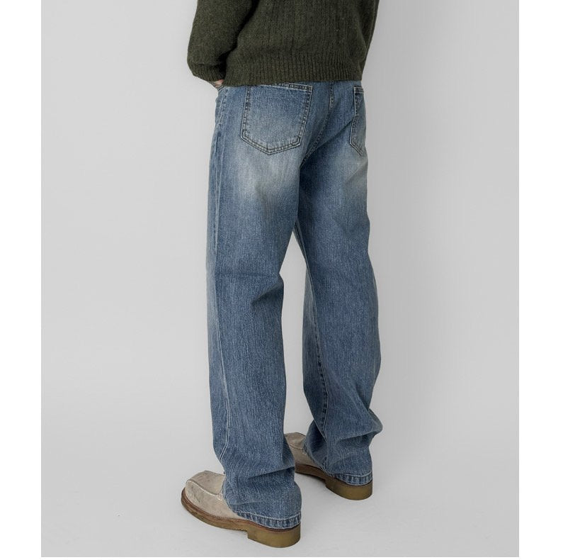 BB Light Blue Semi-Wide Back Banding Denim