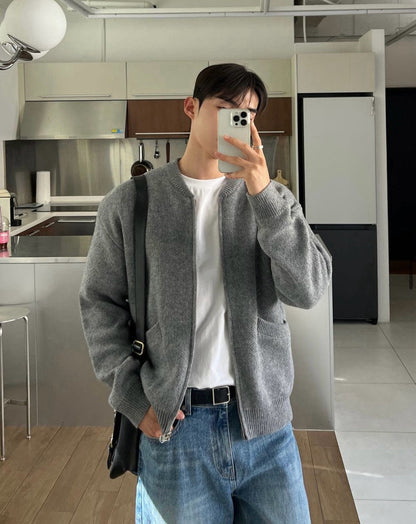 Knit Zip-Up