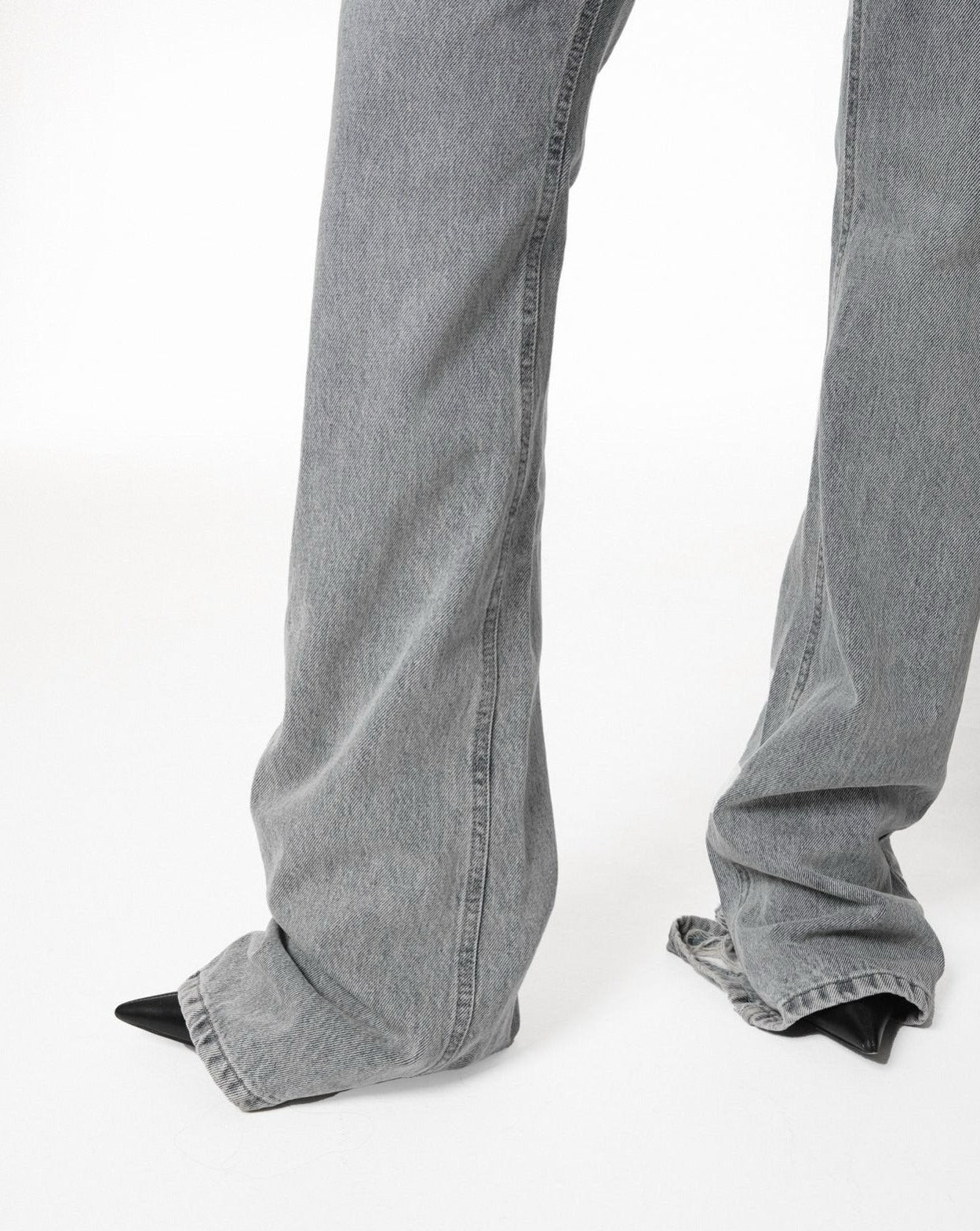 【PAPERMOON 페이퍼 문】SS / Straight Boots Cut X - Ray Jeans