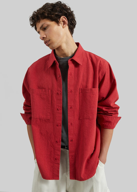 Cotton Pocket Overshirt