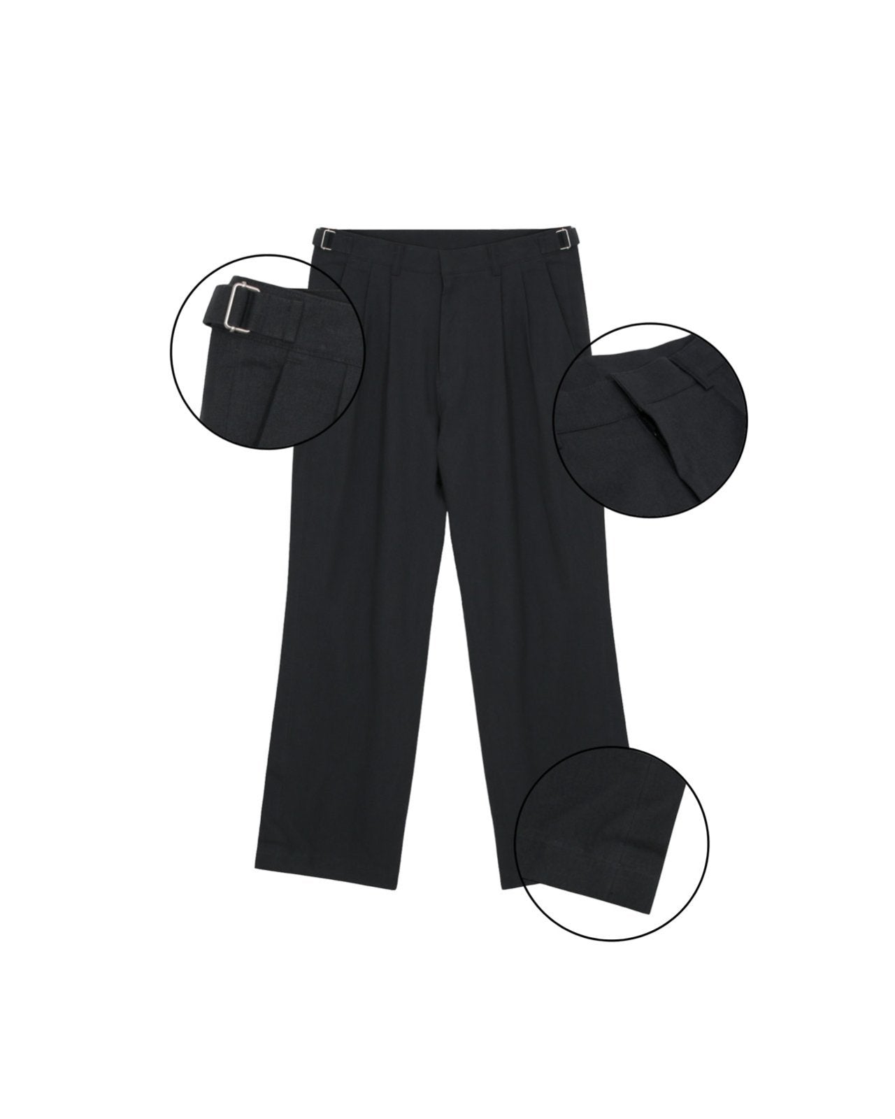 Puckered Wide Pants