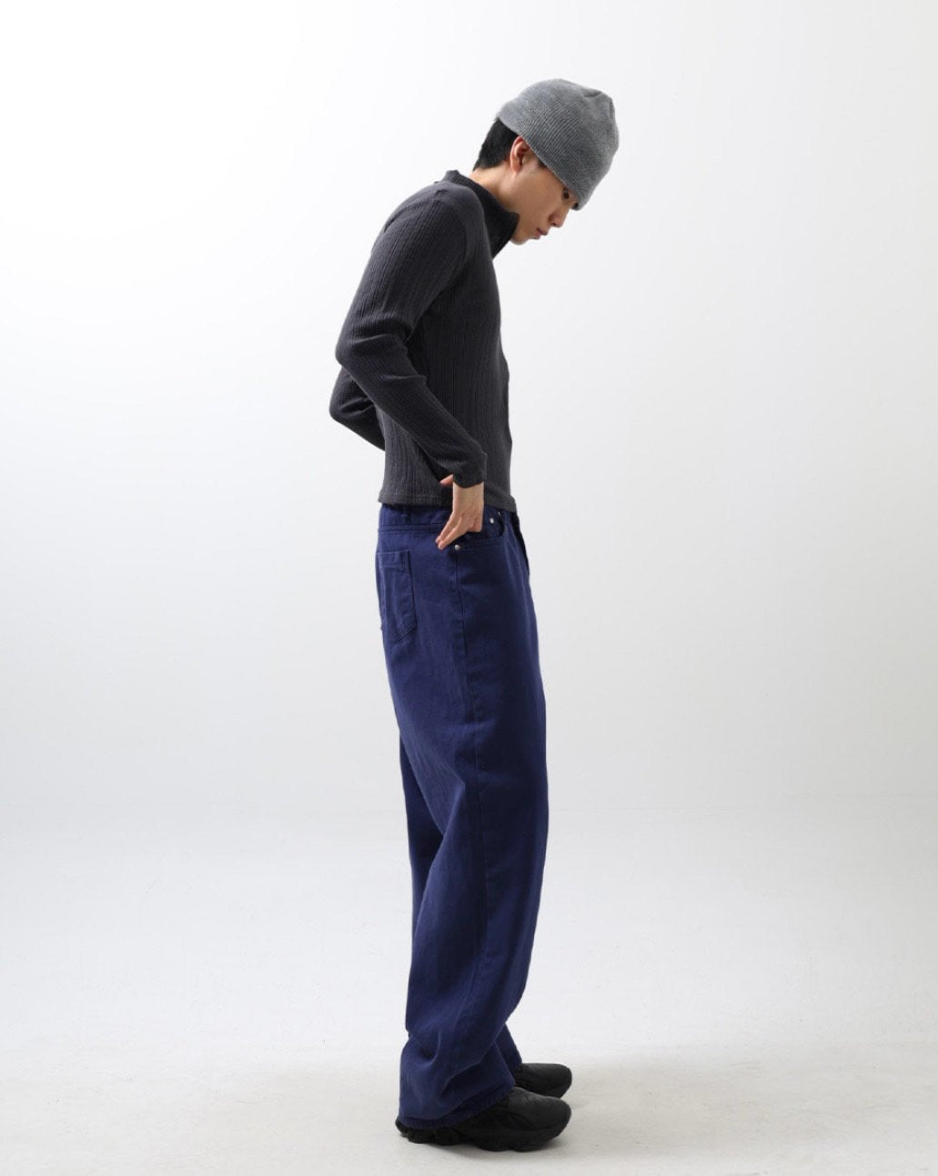Label Dyeing Wide Pants