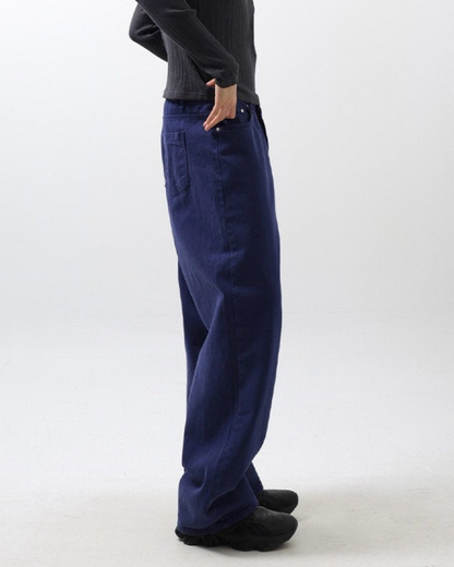 Label Dyeing Wide Pants