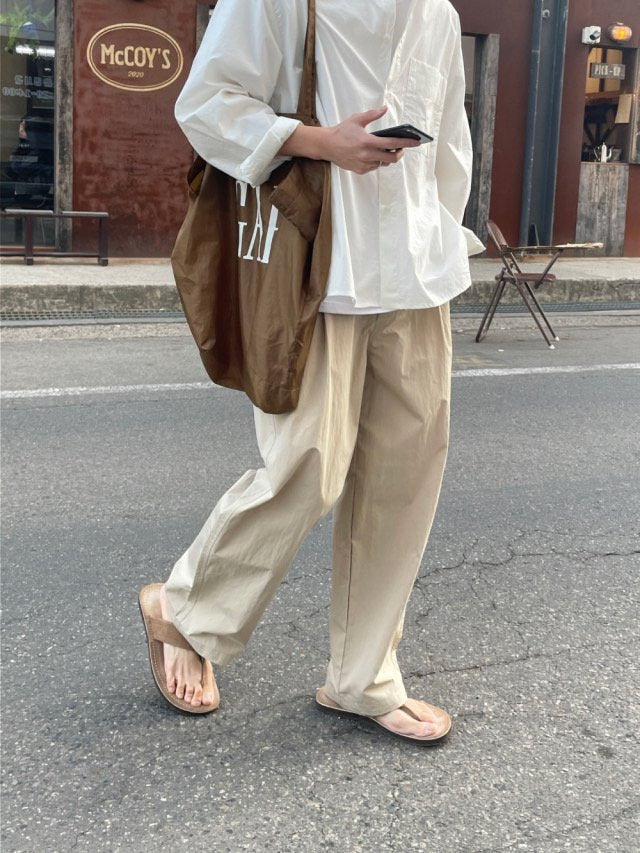 Or One-Tuck Chino Pants