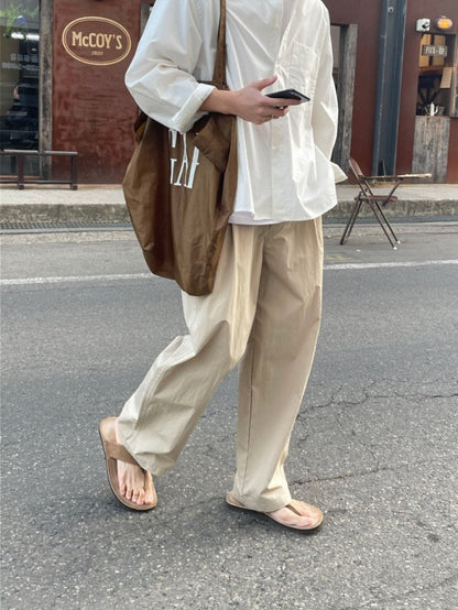 Or One-Tuck Chino Pants