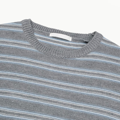 Reverse Stripe Knit Sweater