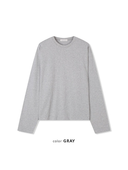 Cropped Smooth Long Sleeve Tee