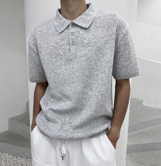 Pigment-Washed Nylon Shirt Jacket