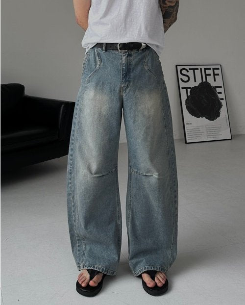 Curve Dart Wide Denim