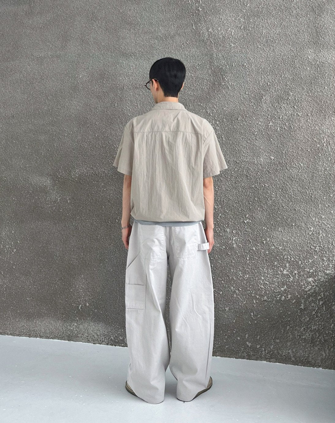 Short Sleeve Zip Blouson