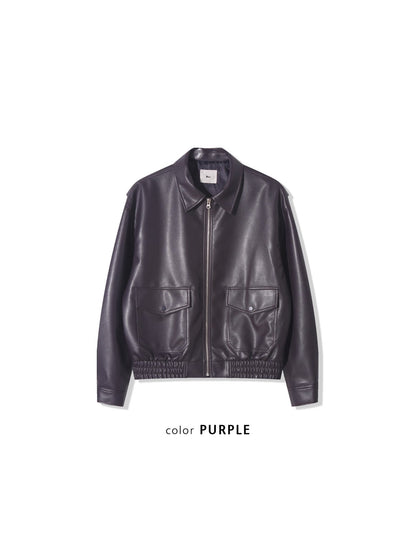 Trucker Leather Jacket