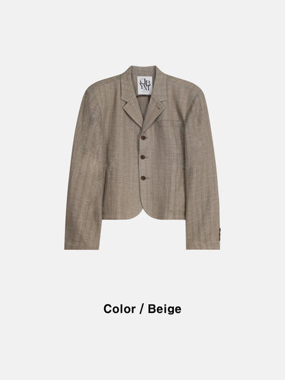 Lawrence Linen Collar Jacket
