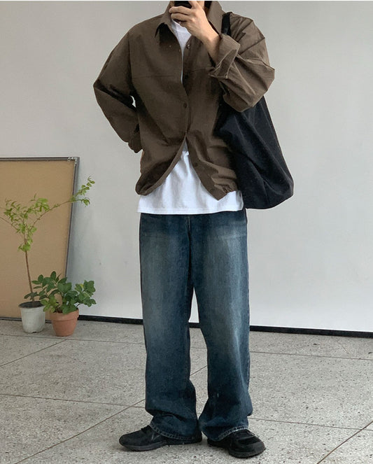String Shirt Jacket