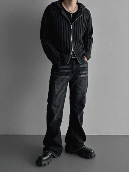 Next Wool Hooded Zip-Up Knit