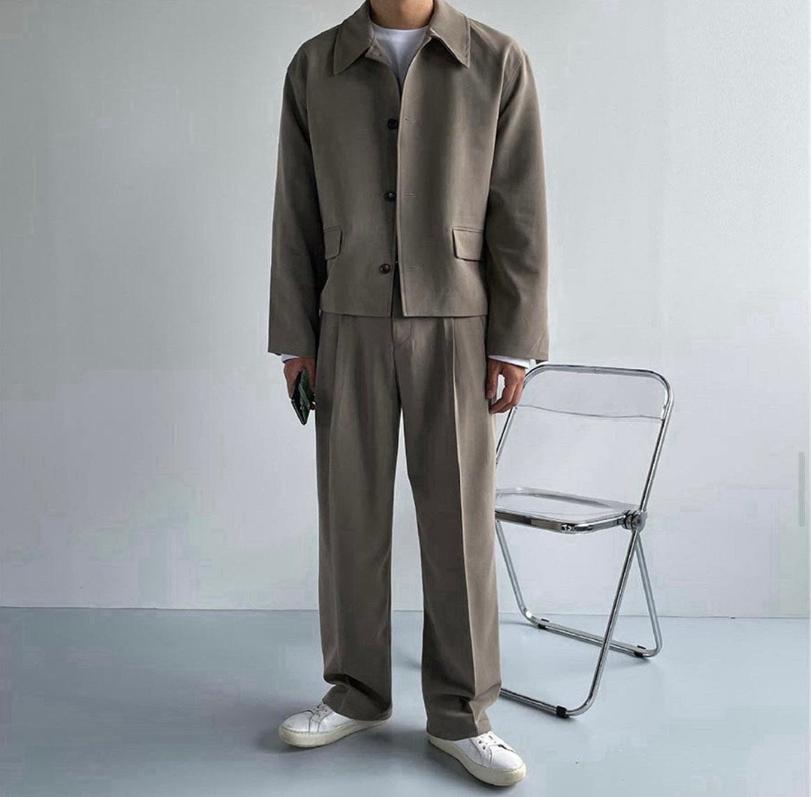 Rich Cropped Jacket Set-Up