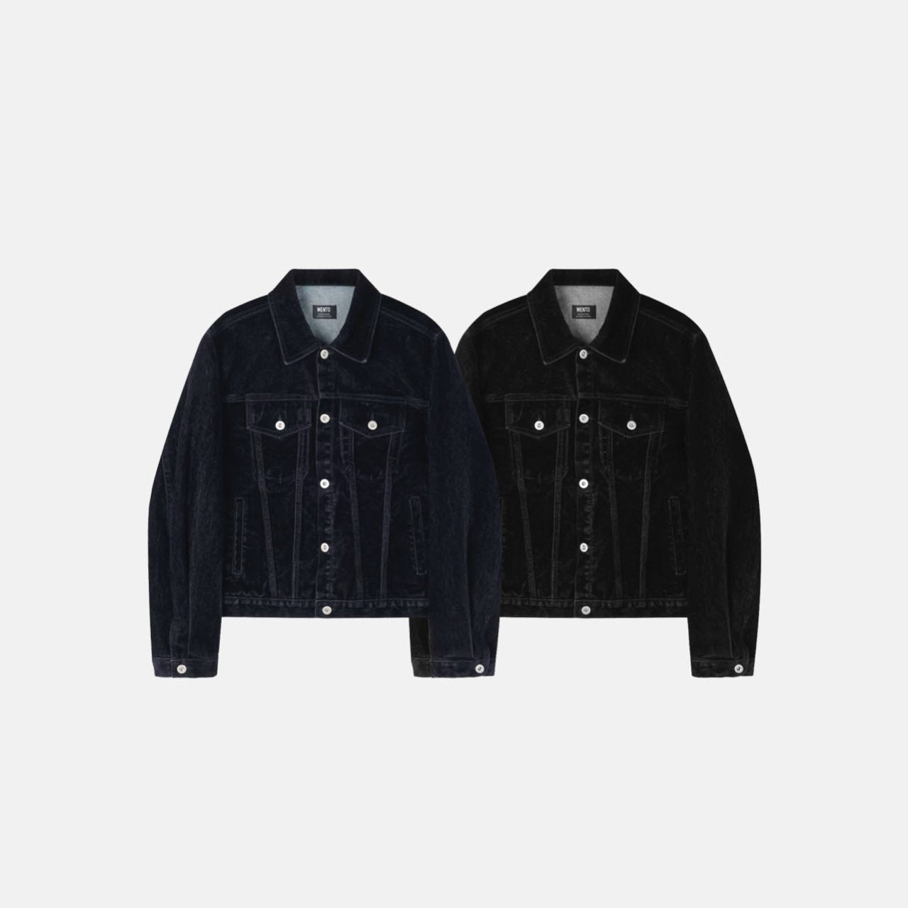 Velvet-Coated Trucker Jacket (Type-3)