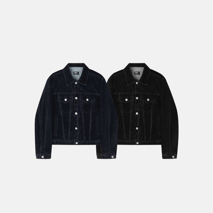 Velvet-Coated Trucker Jacket (Type 3)