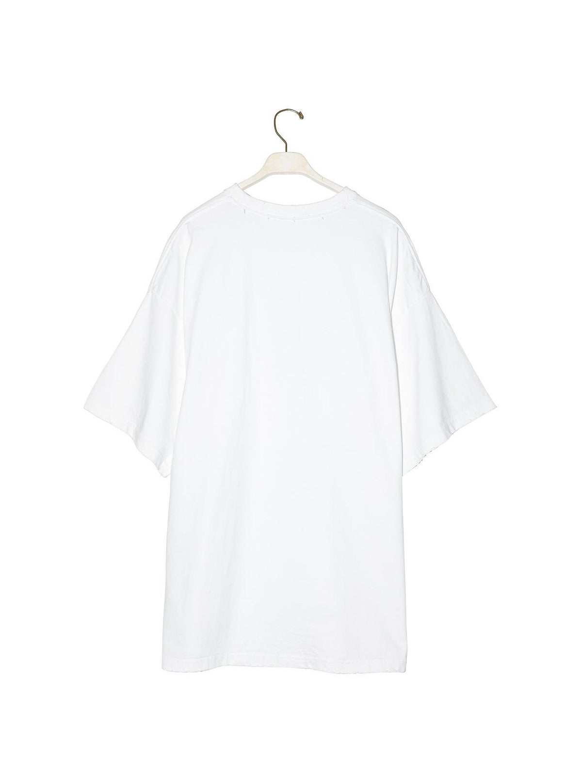 PAPERMOON Oversized Pigment Cutted Detail T-Shirt