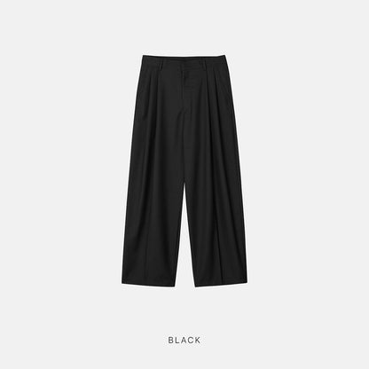Two-Tuck Balloon Wide Slacks
