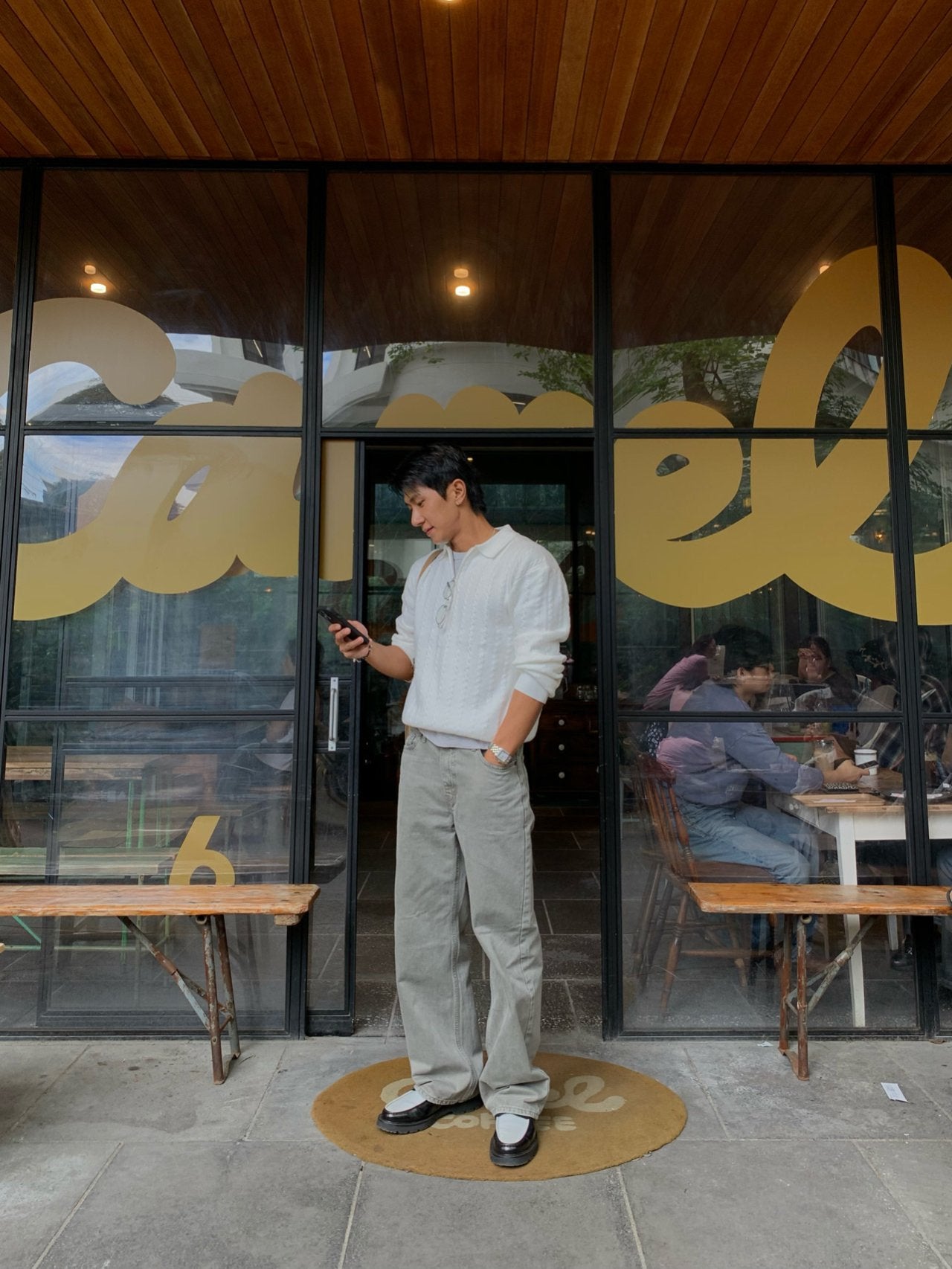 Dying Salt Straight Pants