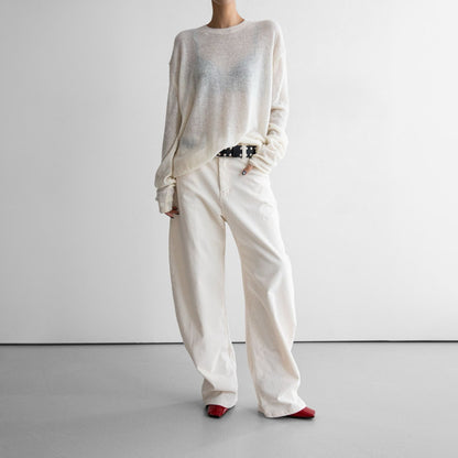 PAPERMOON Oversized Baby Alpaca Sheer Knit